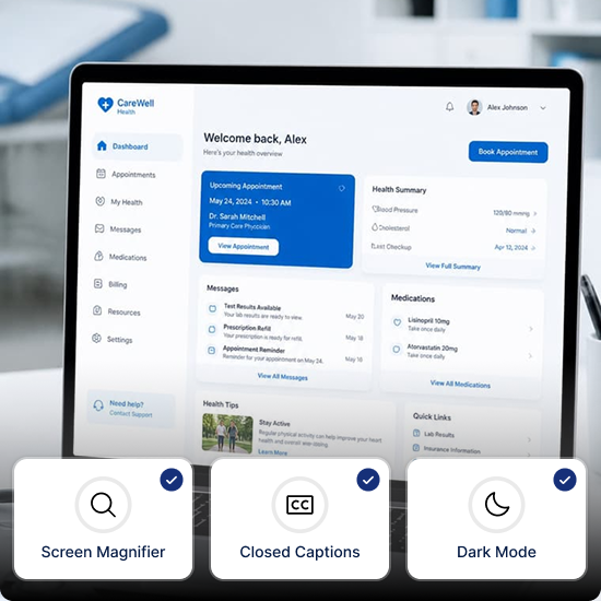 Beyond the Clinic Doors: Why You Can’t Afford to Ignore Web Accessibility For Medical Websites